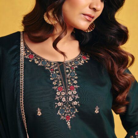 Dark Green Kurta Set
