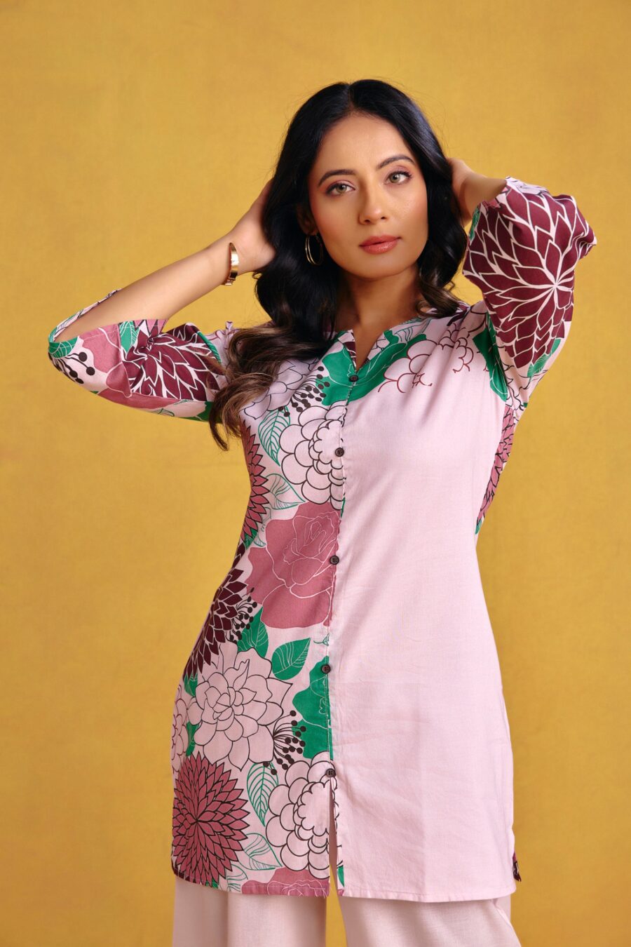 Mocha Brown Digital Printed Co-ord Set 4